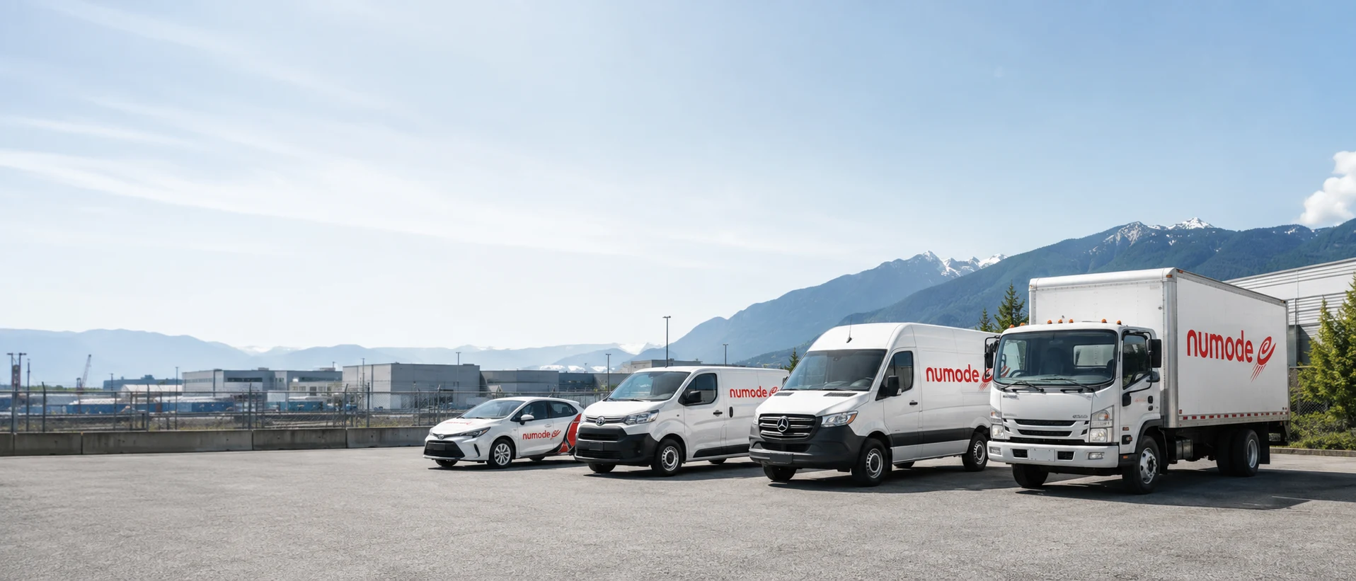 Numode Delivery vehicles used for scheduled and time-sensitive local deliveries